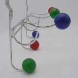 Coat rack colored balls