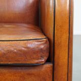 Fauteuil en cuir de mouton
