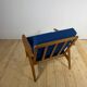 Danish armchair from the 1960s – Mid-century teak seat