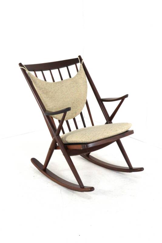 Franks Reenskaug for Bramin rocking chair model 182 - danish design