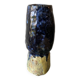 Signed terracotta vase