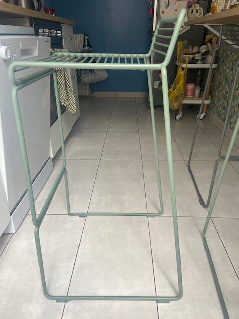 "HAY" high metal stools