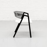 Ensemble de chaises de salle à manger postmodernes des années 1980