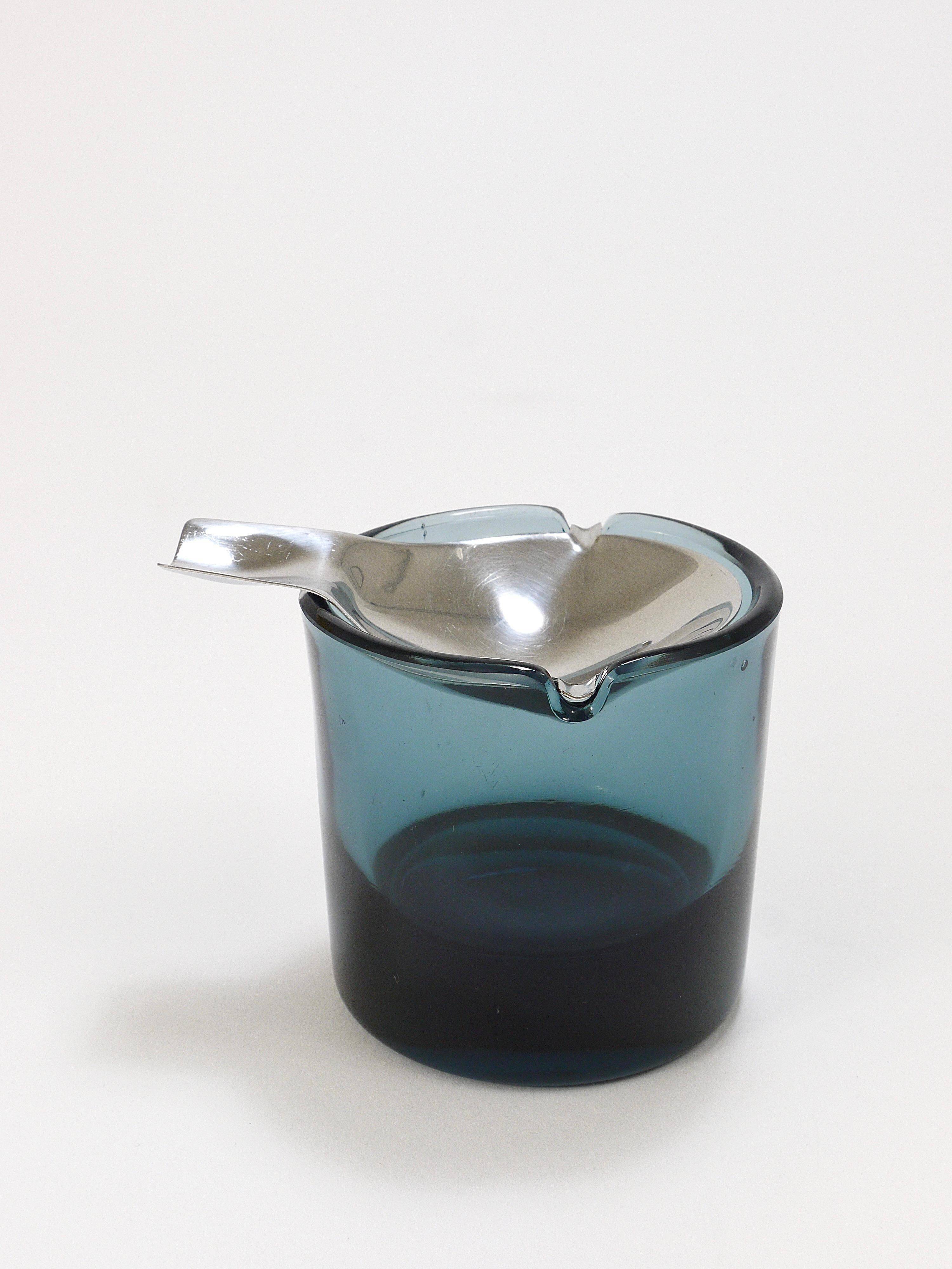 Bauhaus Ashtray Tourmaline by Wilhelm Wagenfeld for WMF Germany, 1960s