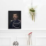 Old portrait - series "The moustached"