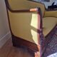 Mahogany canapé – Restoration period (19th century) – Yellow fabric