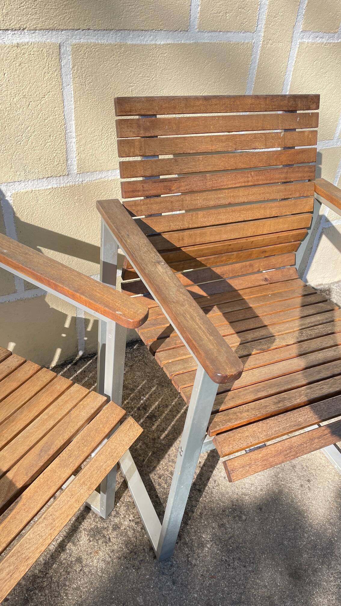 Paire de fauteuils esprit Karin Mobring Ikea