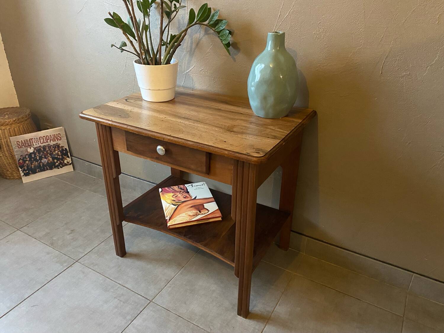 Vintage art deco table from the 50s