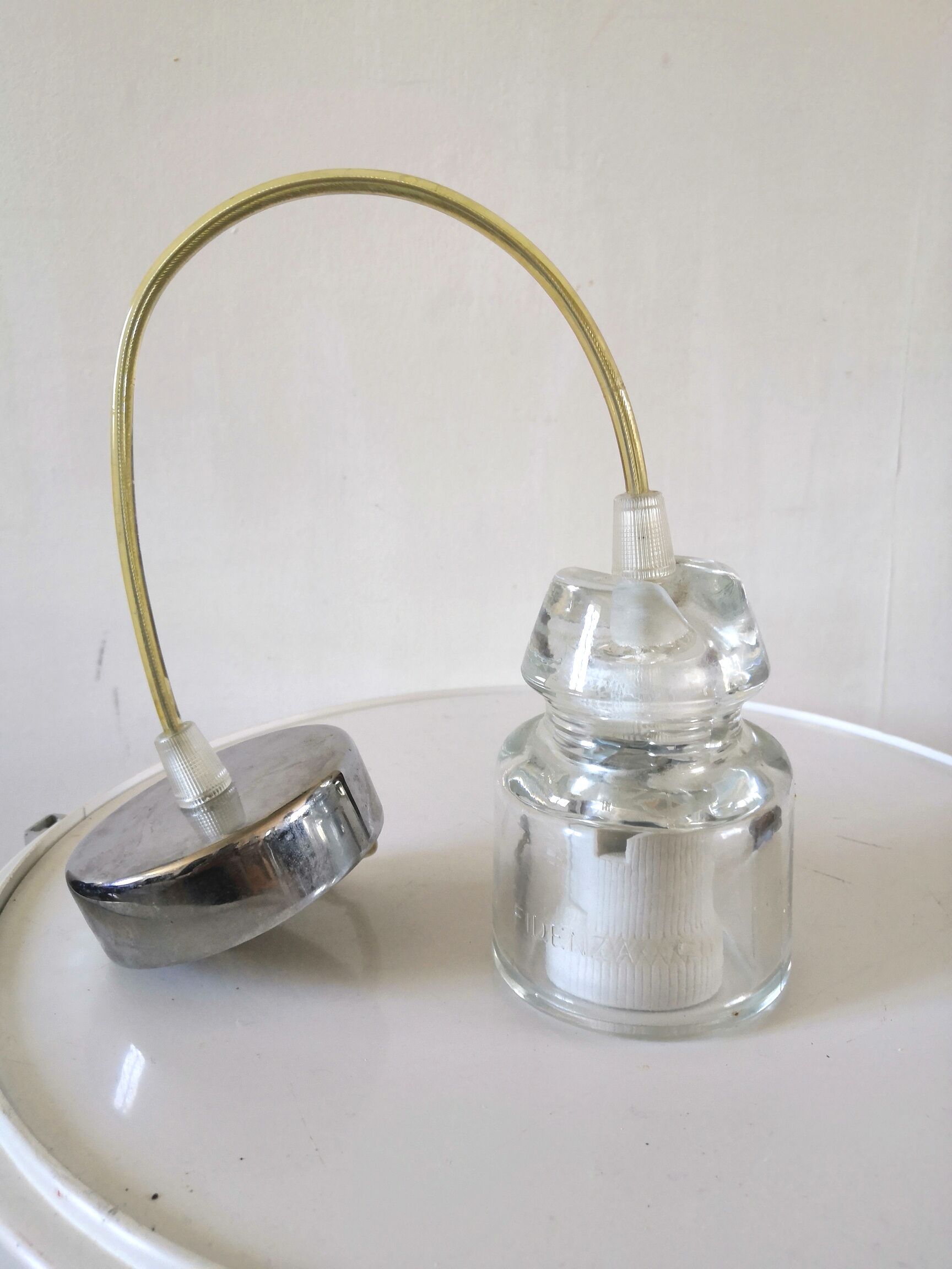 Indarte Italy pendant lamp with Fidenza glass
