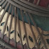 Asian straw and rattan hat