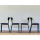 Set of 4 Canova Dining Chairs by Claus Breinholt for Infiniti – Dark Grey M