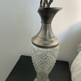 Green and pewter ewer