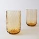 Ensemble de verres miel