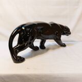 Art Deco Style Black Panther Ceramic
