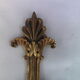 Pair bronze sconces