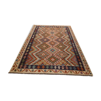 Kilim wool carpet 194x125cm