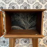 Sienna wooden bedside table in Scandinavian style