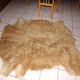 Carpet cow skin long red hair, 180x150cm