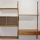 Vintage teak wall unit by Preben Sorensen, Denmark 1960s