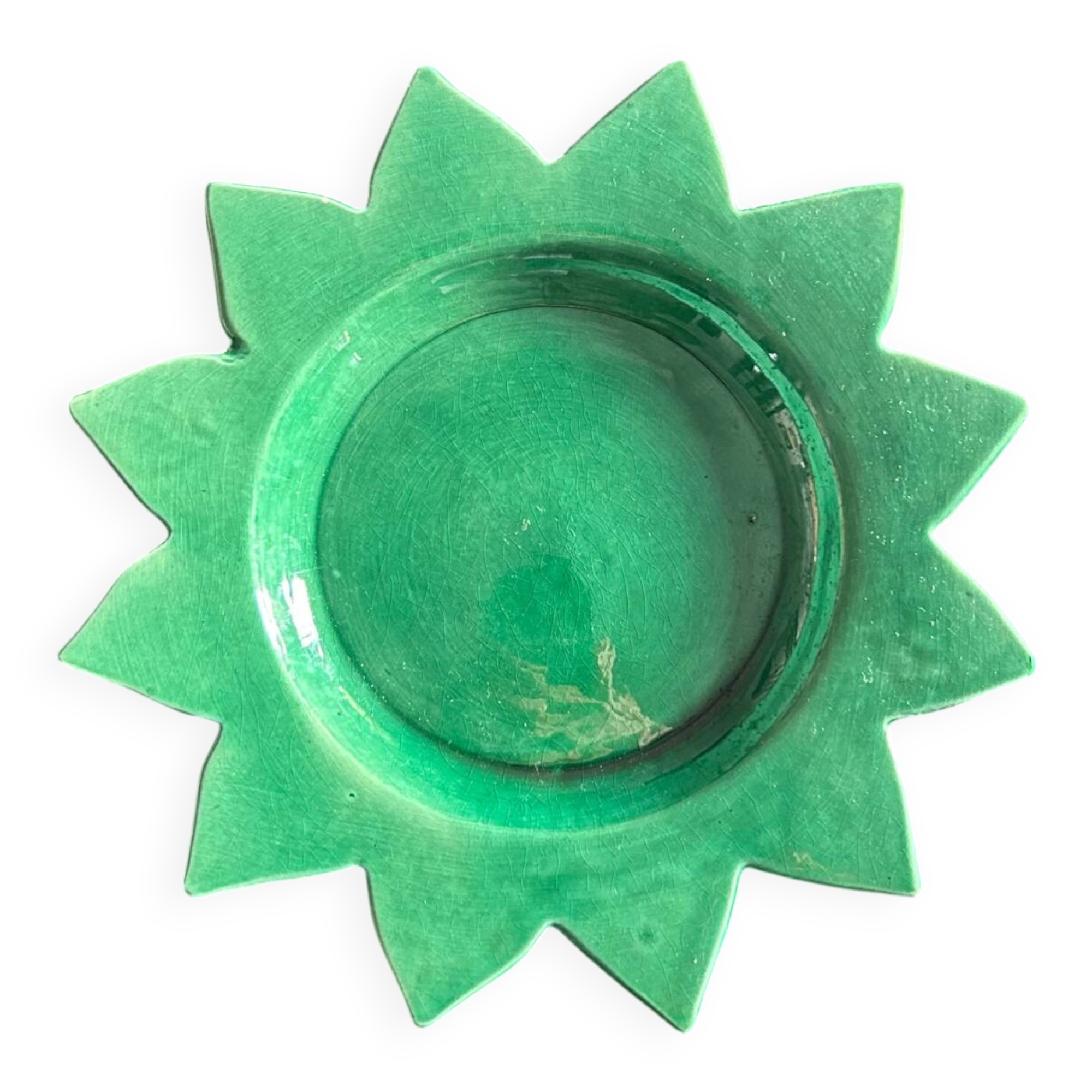 Garden green star dish