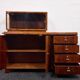 Buffet cubain en acajou de style Bauhaus, Gyula Kaesz, début des années 1940