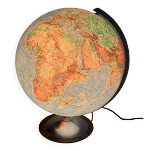 Globe vintage 1950 terrestre