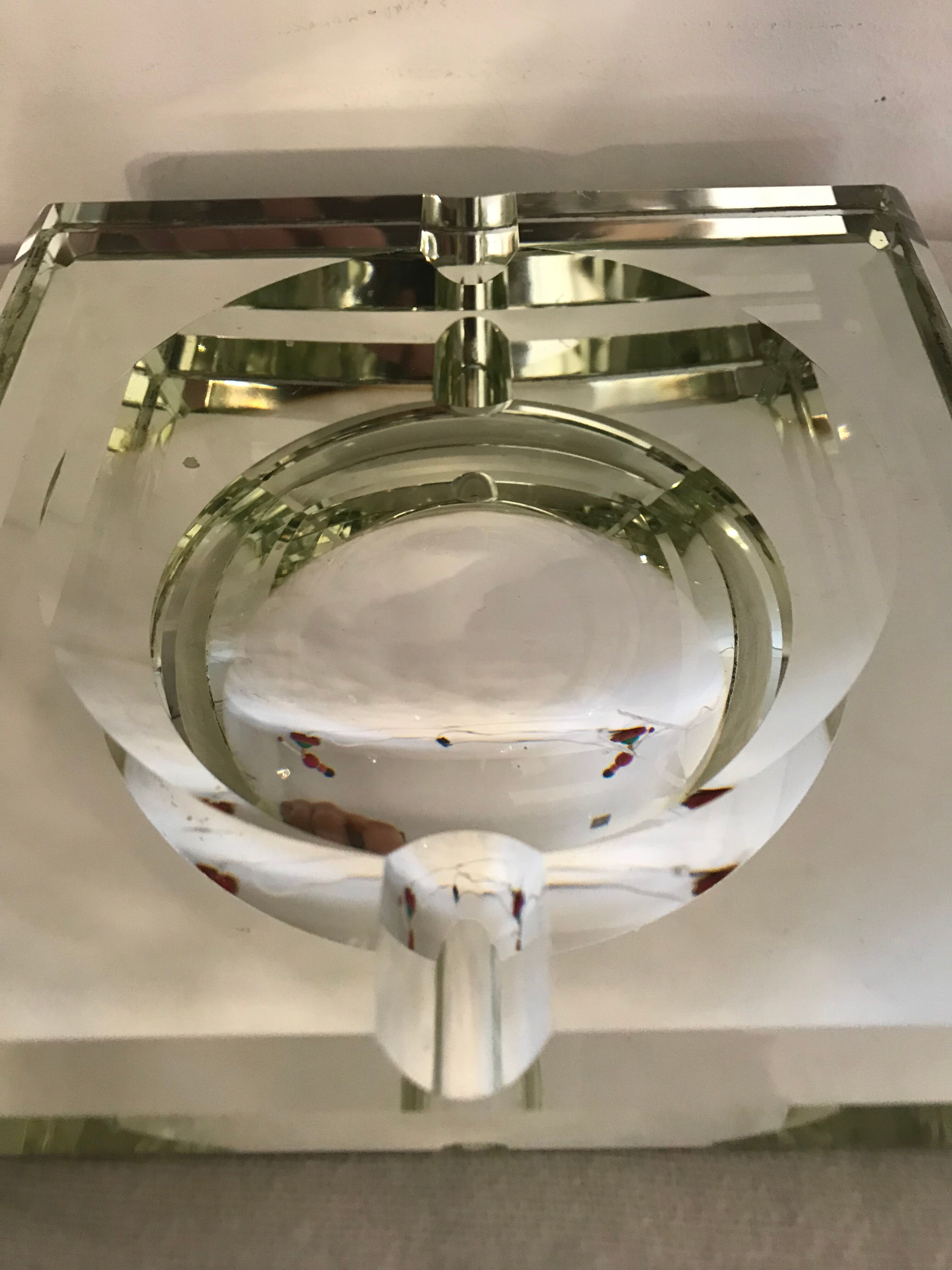 Ashtray Jean Luce mirror glass