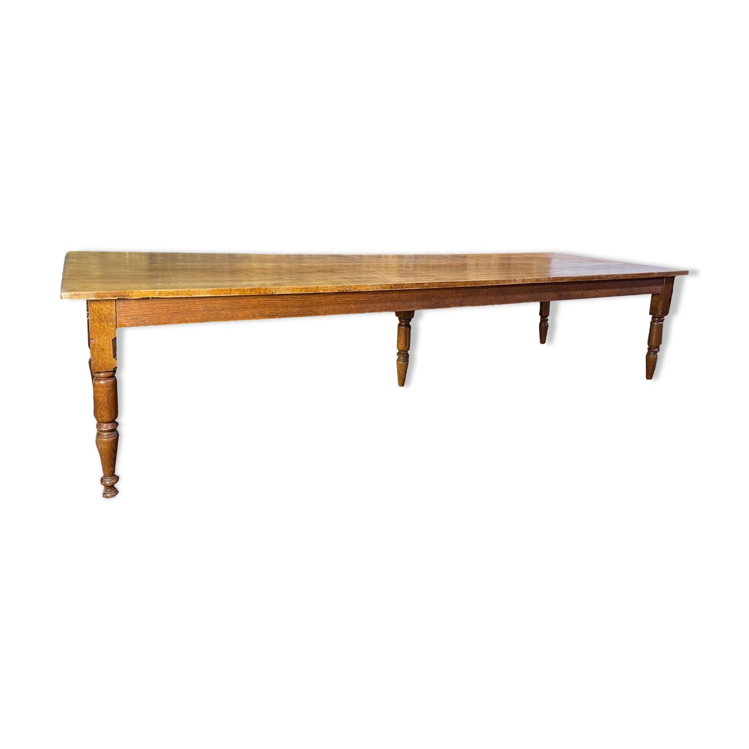Farmhouse table with 5 legs Louis Philippe