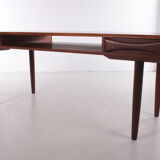 Danish modernist teak coffee table from Dyrlund, 1960s