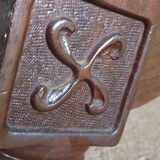 Imposing Basque furniture with regional crosses and original central door - 20th century