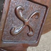 Imposing Basque furniture with regional crosses and original central door - 20th century