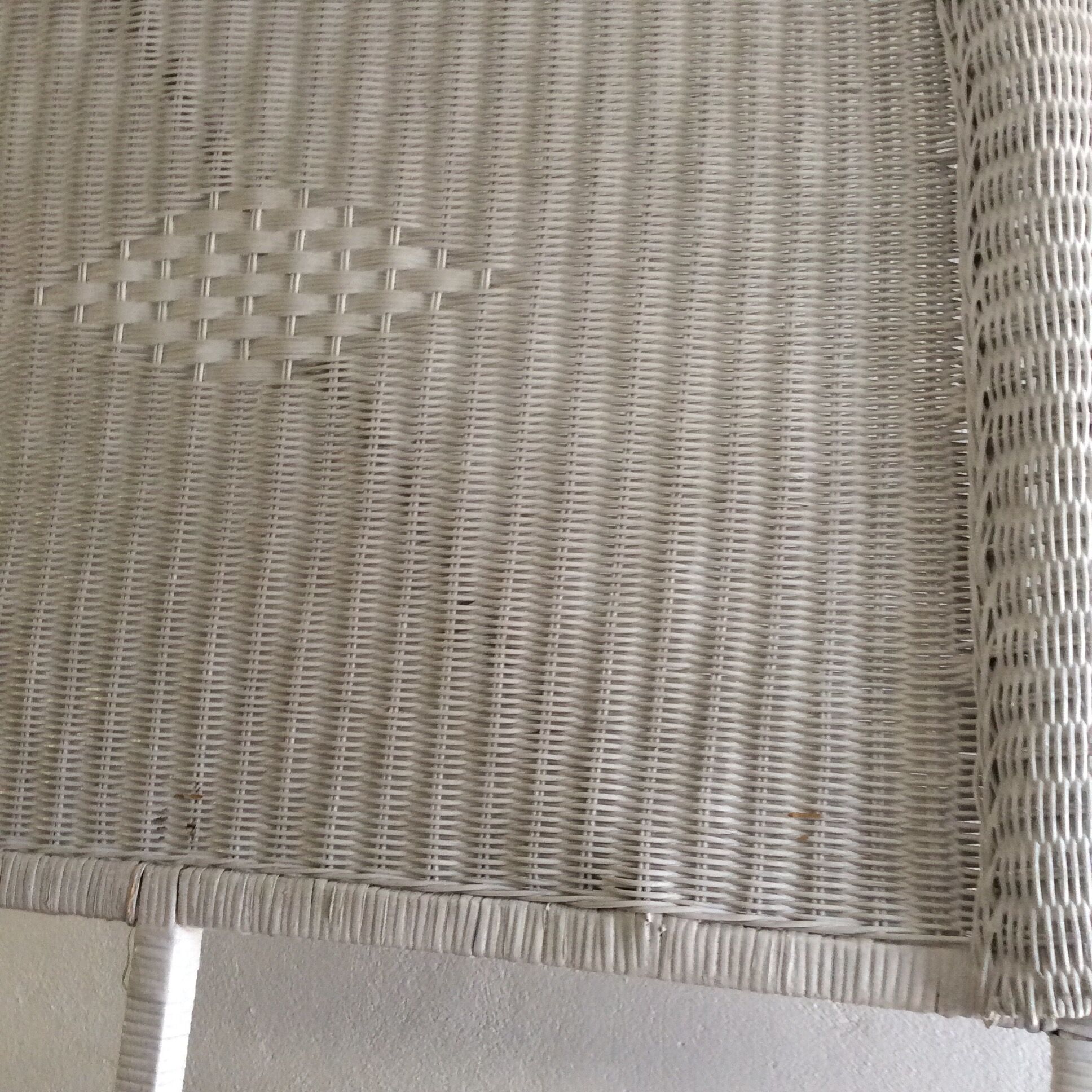 Rattan bedhead vintage