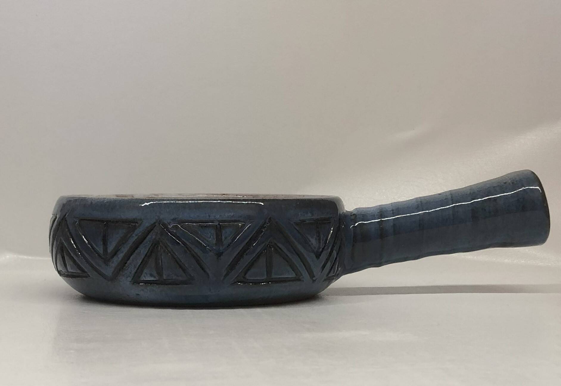 Scandinavian ceramic fondue pot