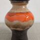 XL glazed ceramic vase, West Germany, 1950s/1960s