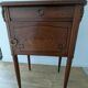 Louis XVI style bedside cabinet signed