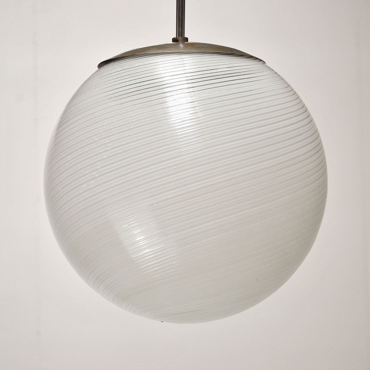 Suspended Sphere Lamp by Alessandro Diaz de Santillana, 1950s