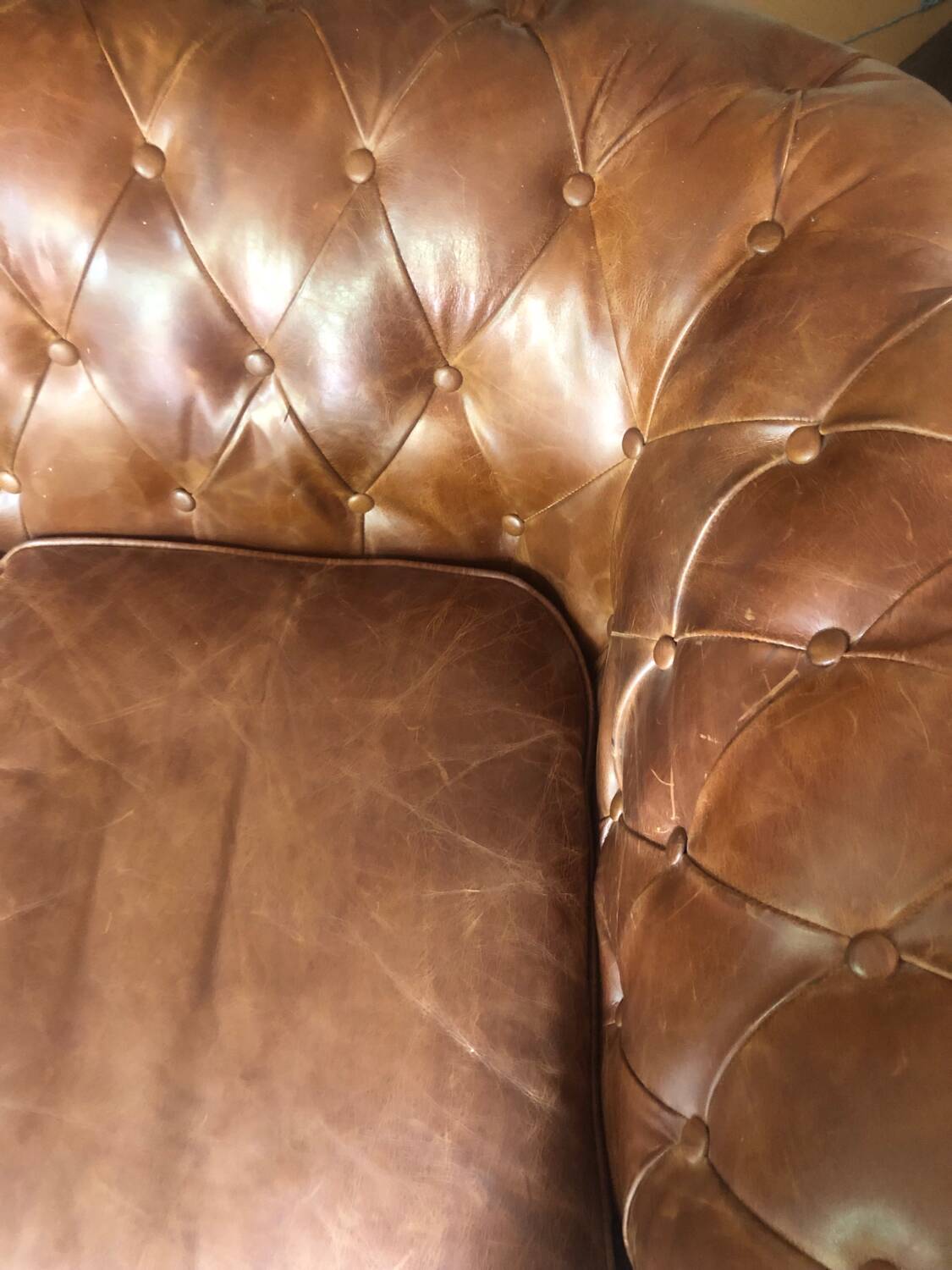 Vintage leather sofa