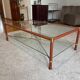 Coffee table in the style of Jacques Adnet, France, 1960s