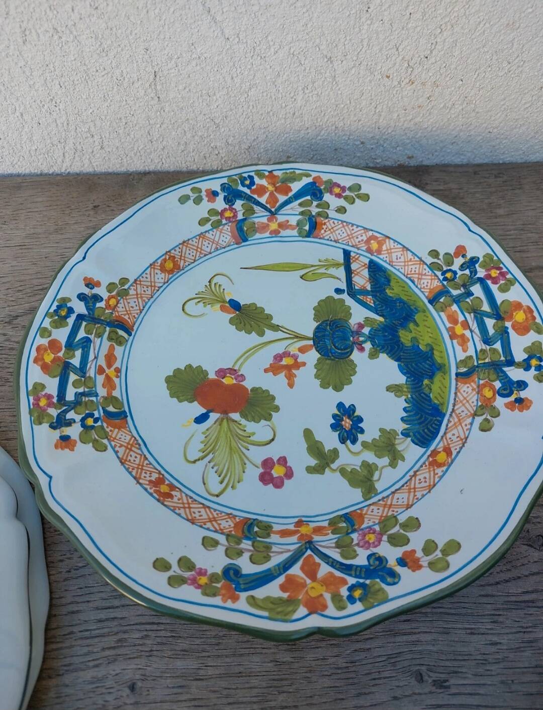 4 vintage plates Italy Christian Dior