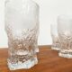 Mid-century Finnish Verres Aslak by Tapio Wirkkala for Iittala, set of 8.