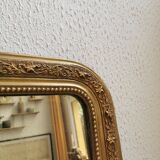 Mirror 80 x 58 cm Louis Philippe old gilded
