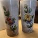 2 Sixties Vallauris orangeade glasses