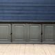 Antique painted wooden counter