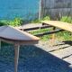 Extendable table in cherry wood
