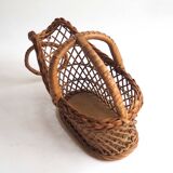 Rattan bottle holder