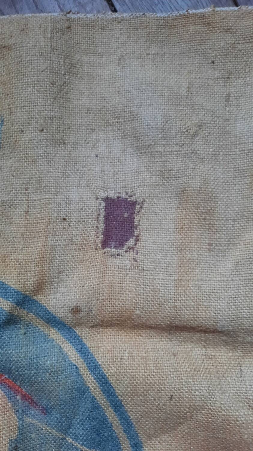 Potash jute bag from Alsace