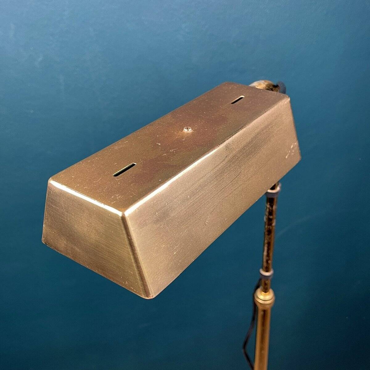 Italian brass floor lamp from the mid-century by Relux Milano, 1970s.