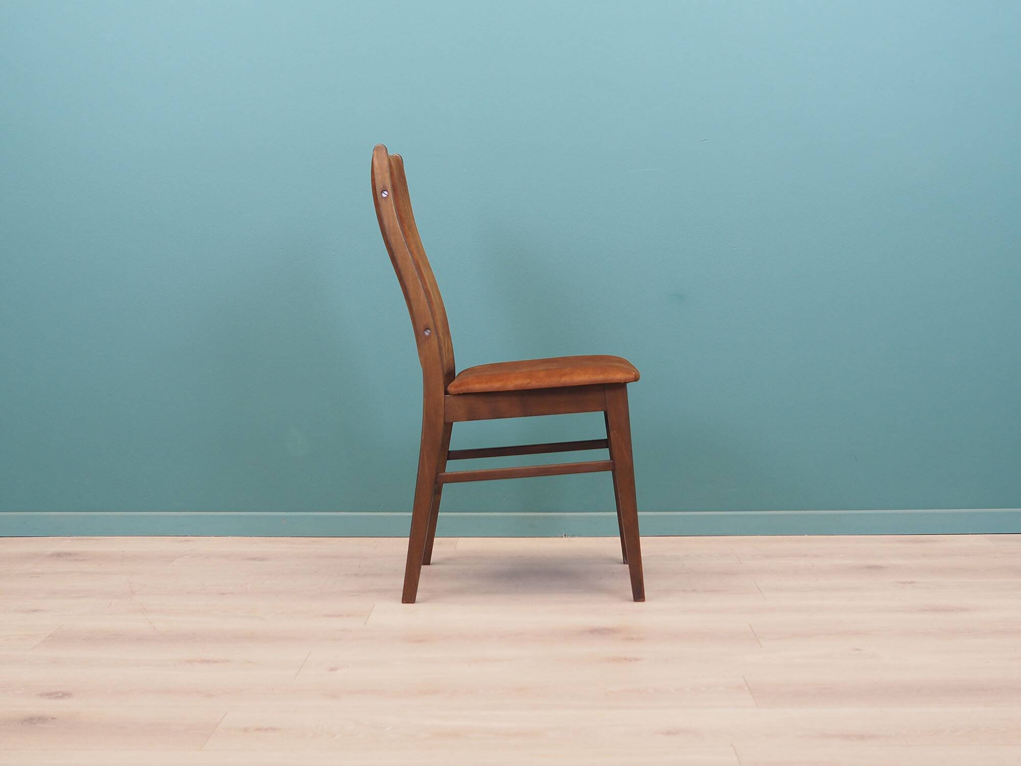 Set of six beech chairs, Danish design, 1960s, production: Denmark