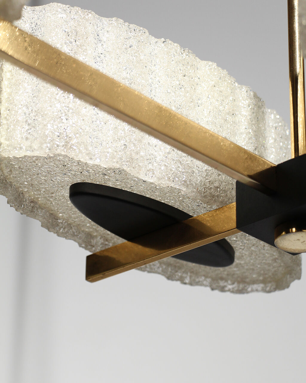 Pendant chandelier 1960 Arlus