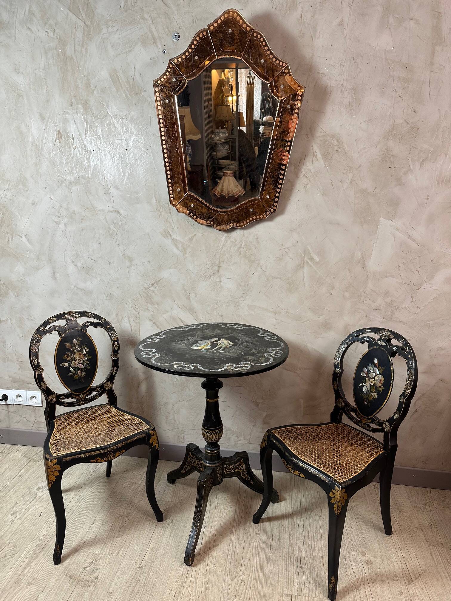 Pair of Napoleon III chairs